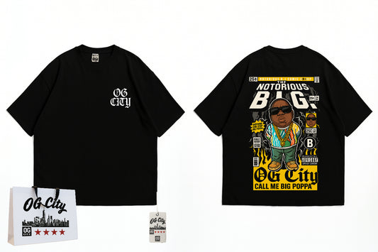 OG City x Notorious B.I.G. “Big Poppa” Oversized Tee